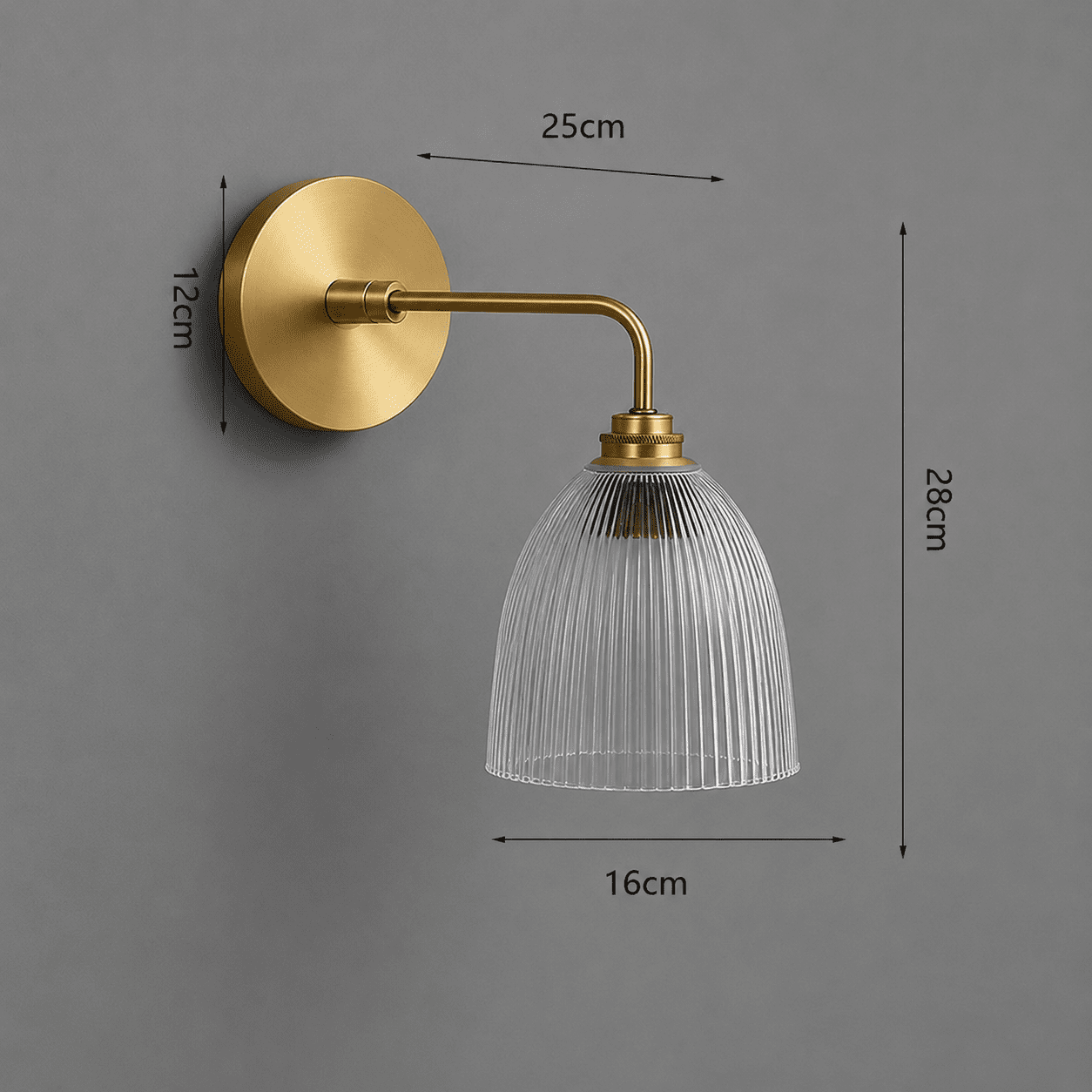 Brushed Brass Wall Lights view 7