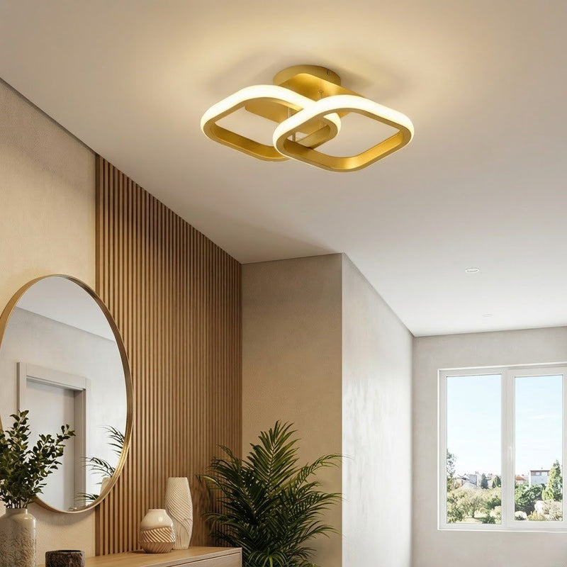 Brushed Gold Ceiling Light