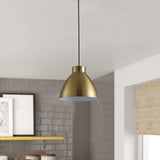 Brushed Gold Pendant Light view 2