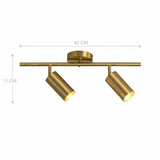 Brushed Gold Spotlights view 10
