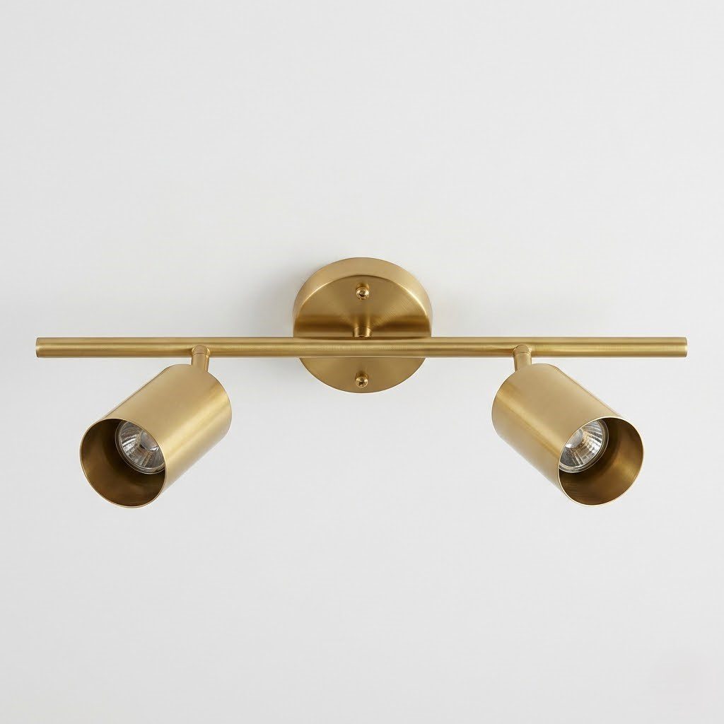 Brushed Gold Spotlights view 2