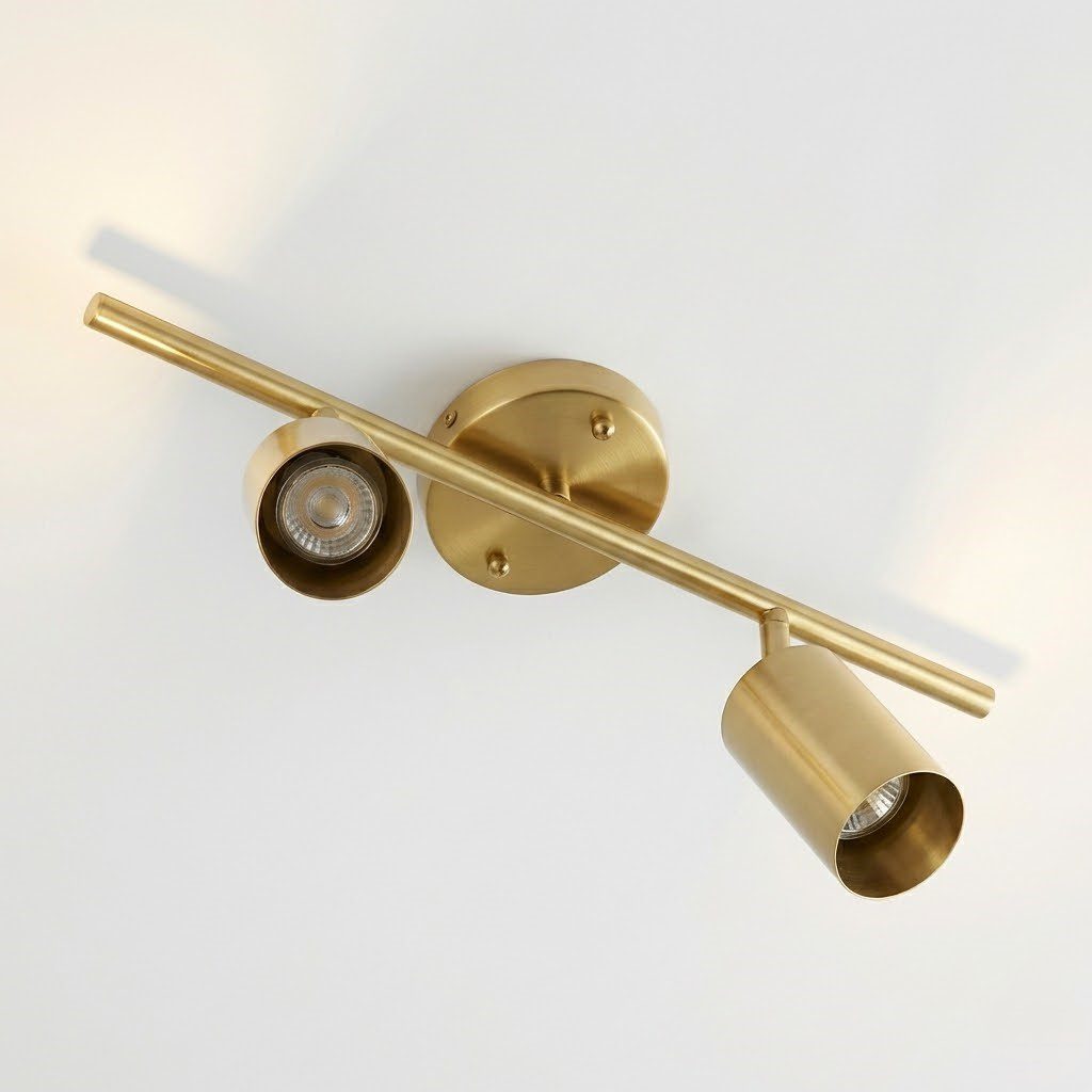 Brushed Gold Spotlights view 8