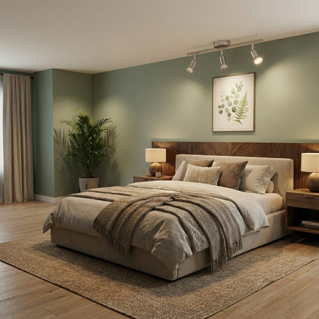 Brushed Nickel Ceiling Light view 3