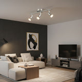 Brushed Nickel Ceiling Light view 4