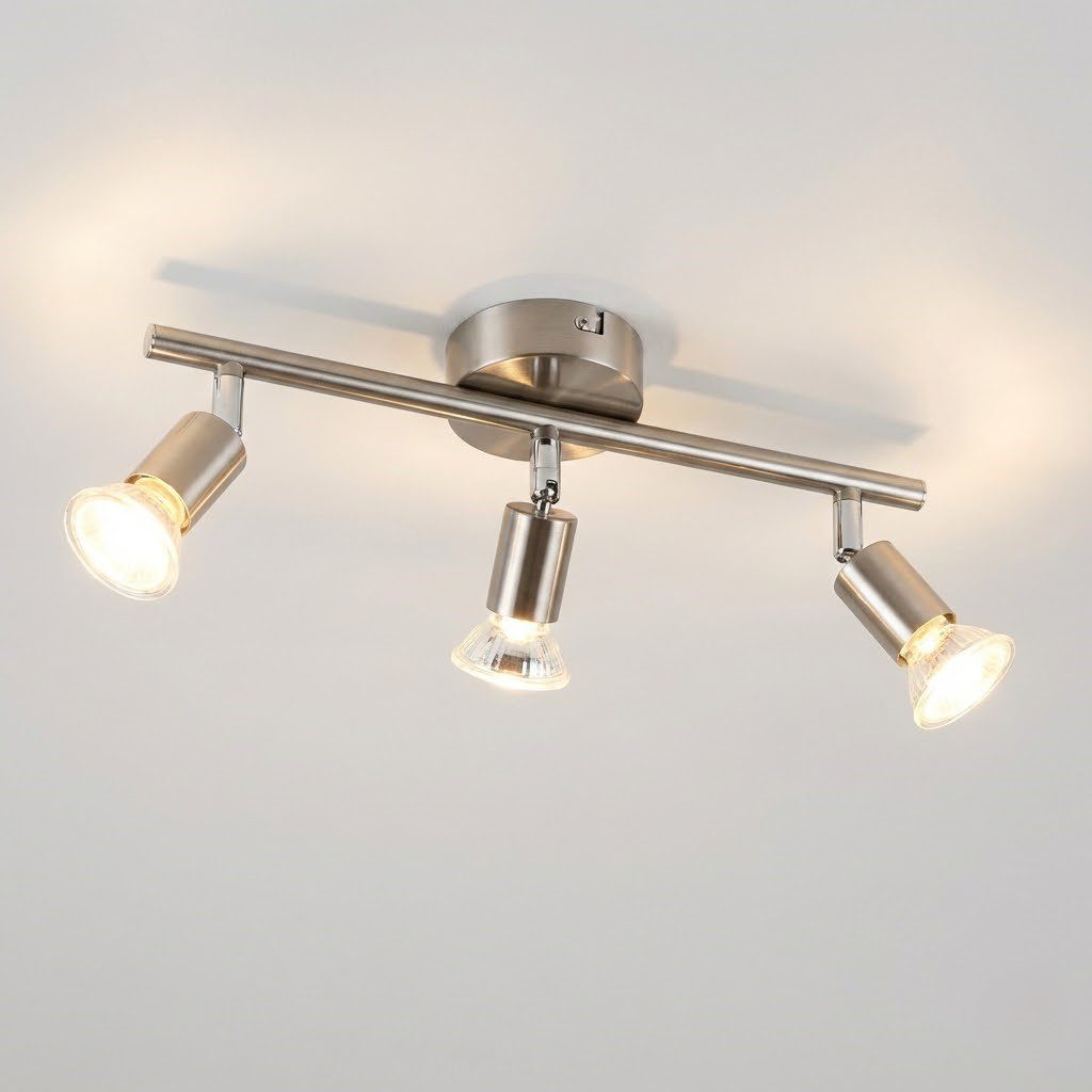 Brushed Nickel Ceiling Light view 5