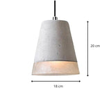 Light Grey Pendant Light view 2