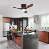 Wooden Ceiling Fan Light view 1