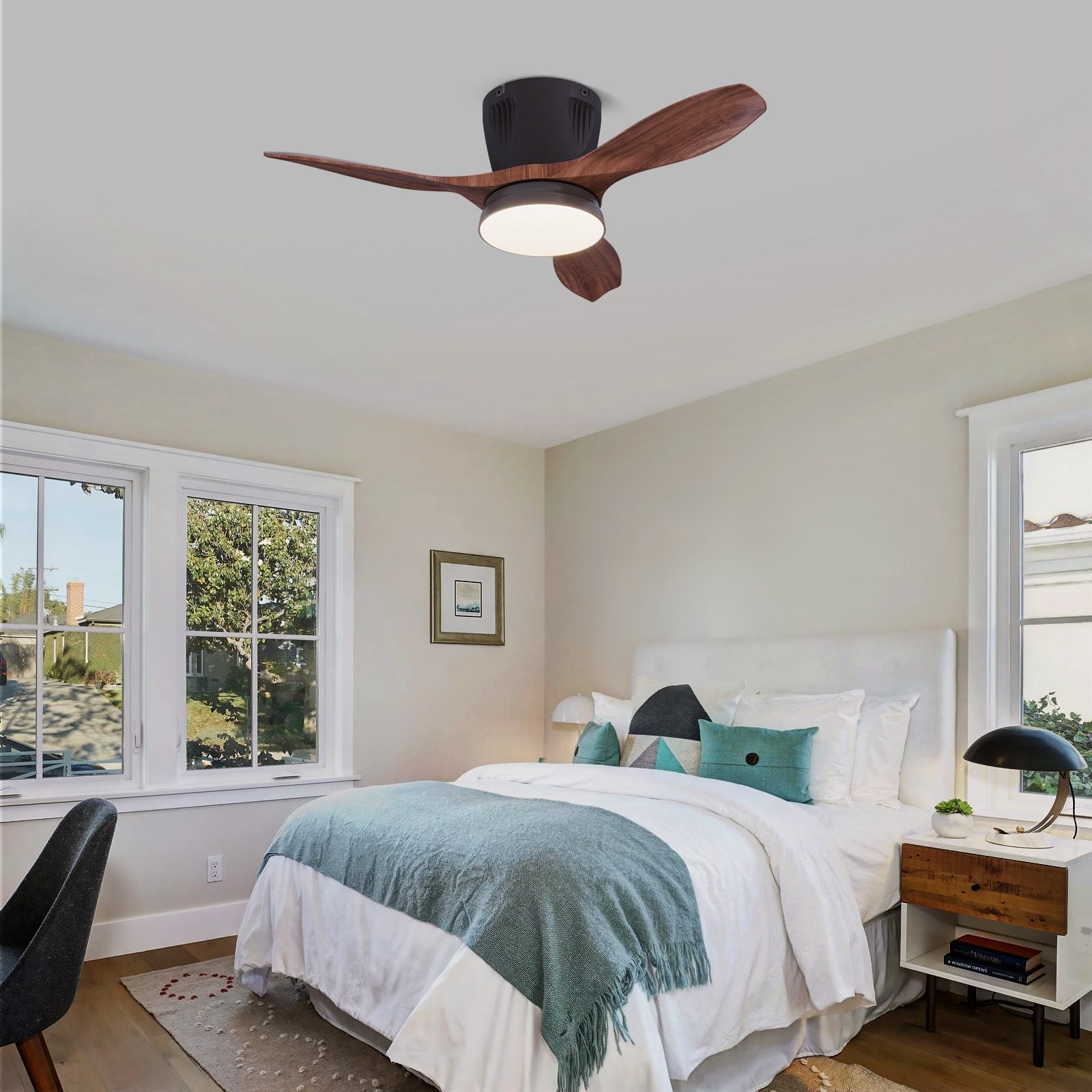 Wooden Ceiling Fan Light view 10