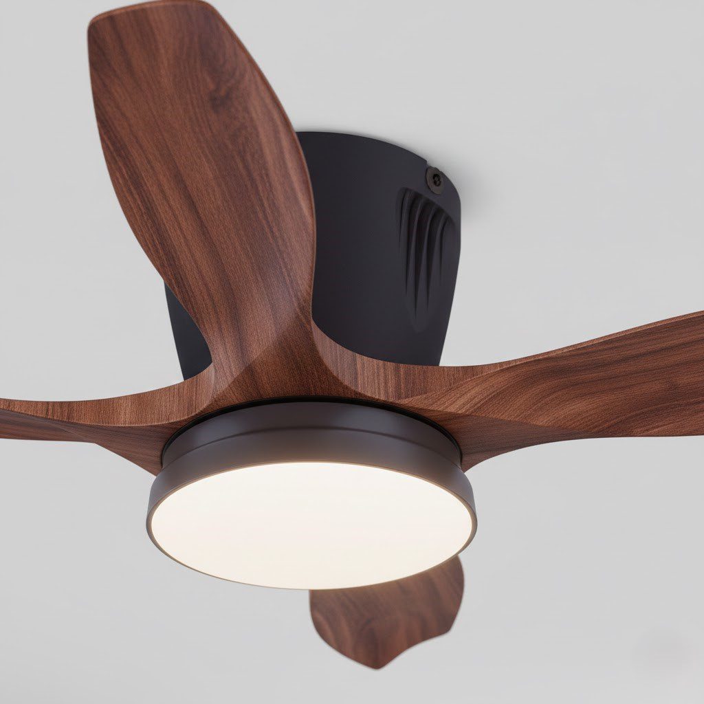Wooden Ceiling Fan Light view 5
