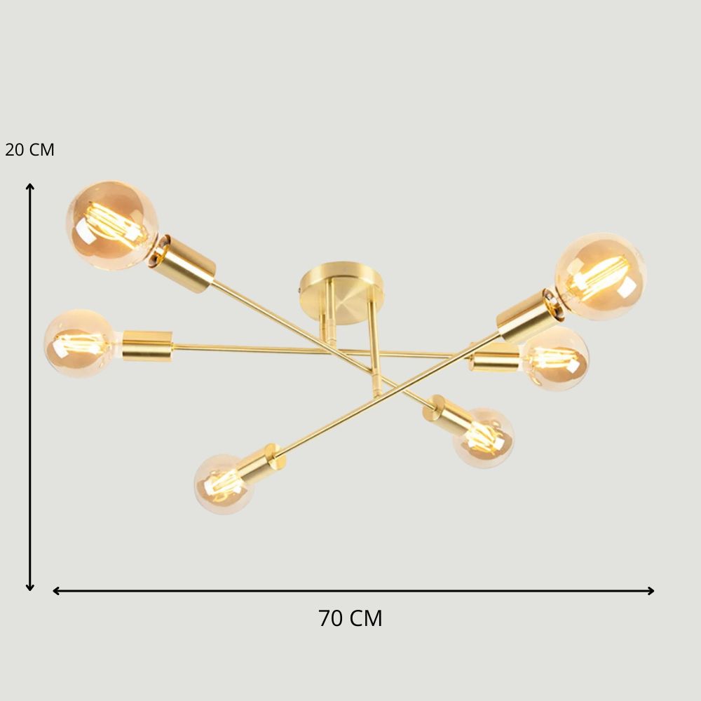Ceiling Light Sputnik view 7