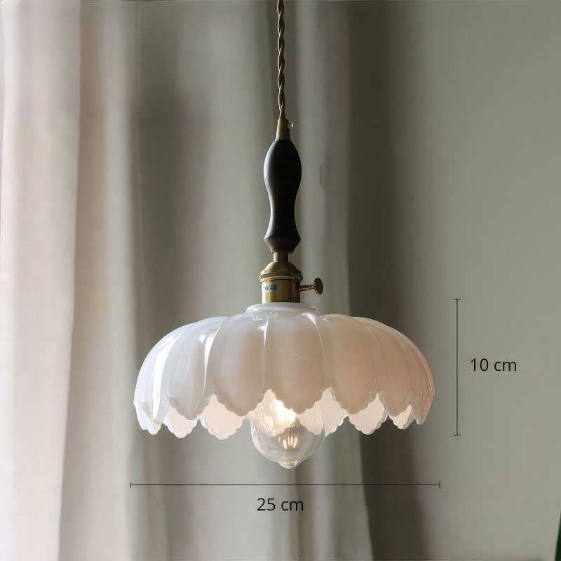 Ceramic Flower Pendant Light view 4