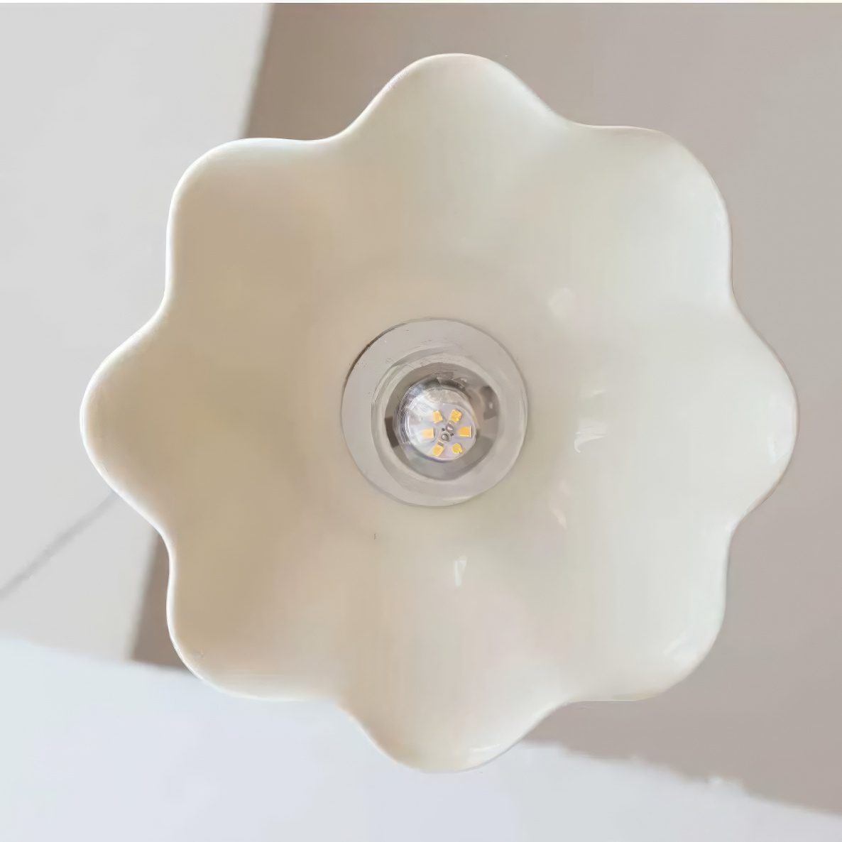 Ceramic Petal Shade Pendant Light view 4