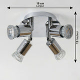 Chrome Ceiling Spotlights view 9