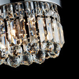 Chrome Flush Ceiling Light view 2