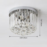 Chrome Flush Ceiling Light view 5