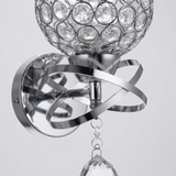 Chrome and Cut Glass Wall Light view 7