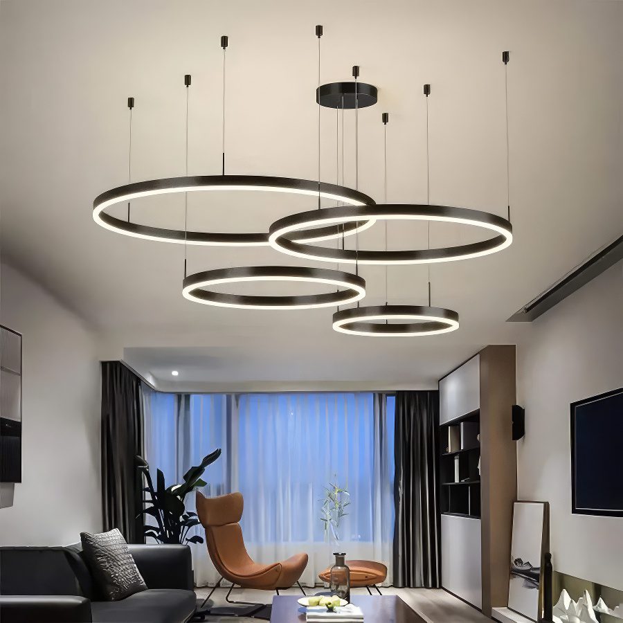 Circle Chandelier view 10
