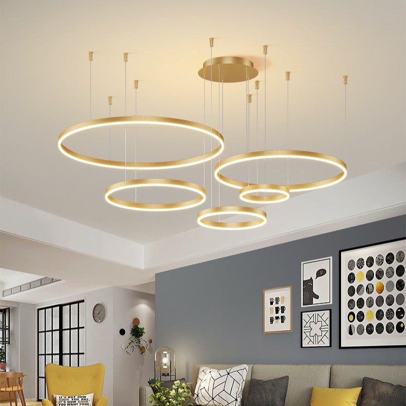 Circle Chandelier view 4