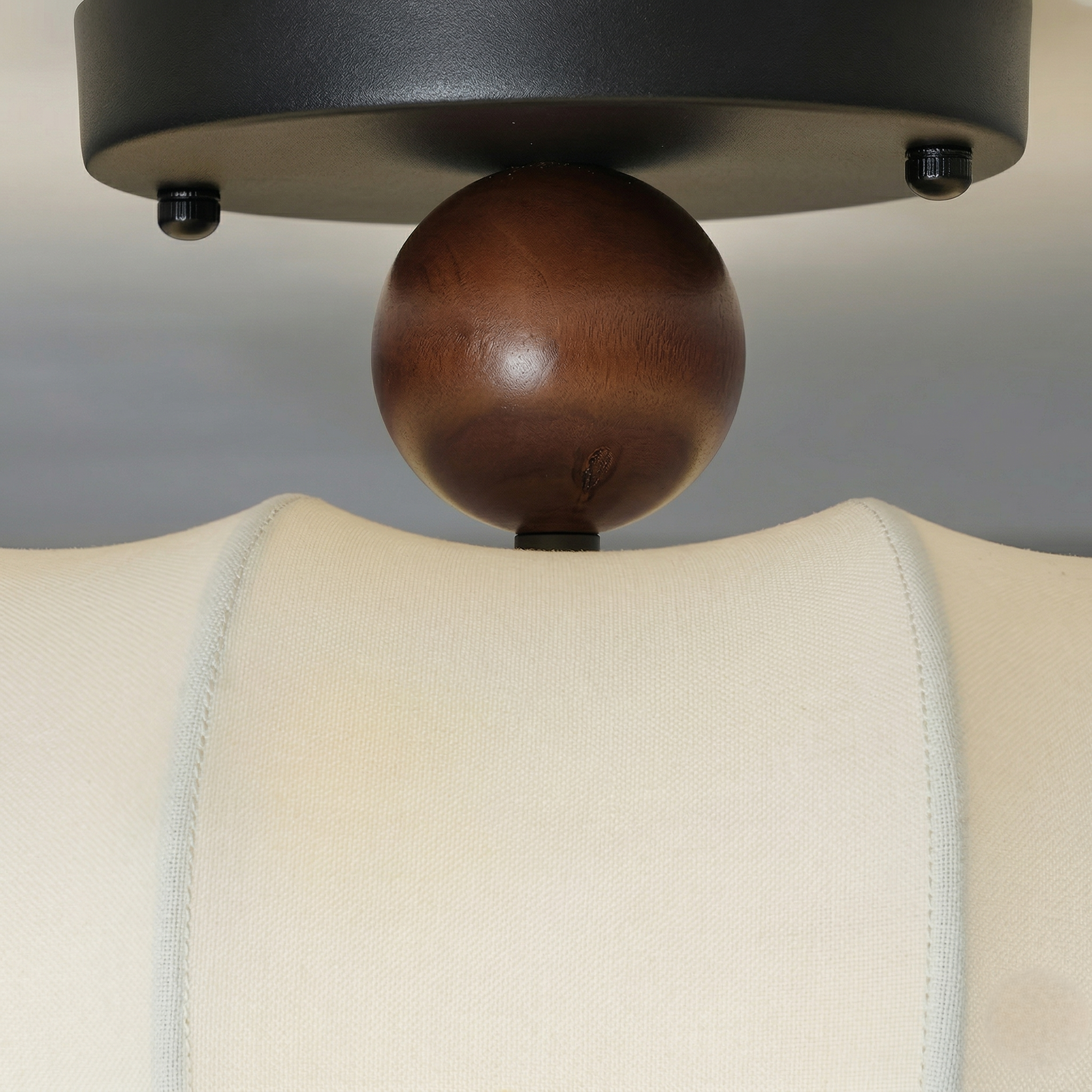 Large Fabric Petal Ceiling Light view 5