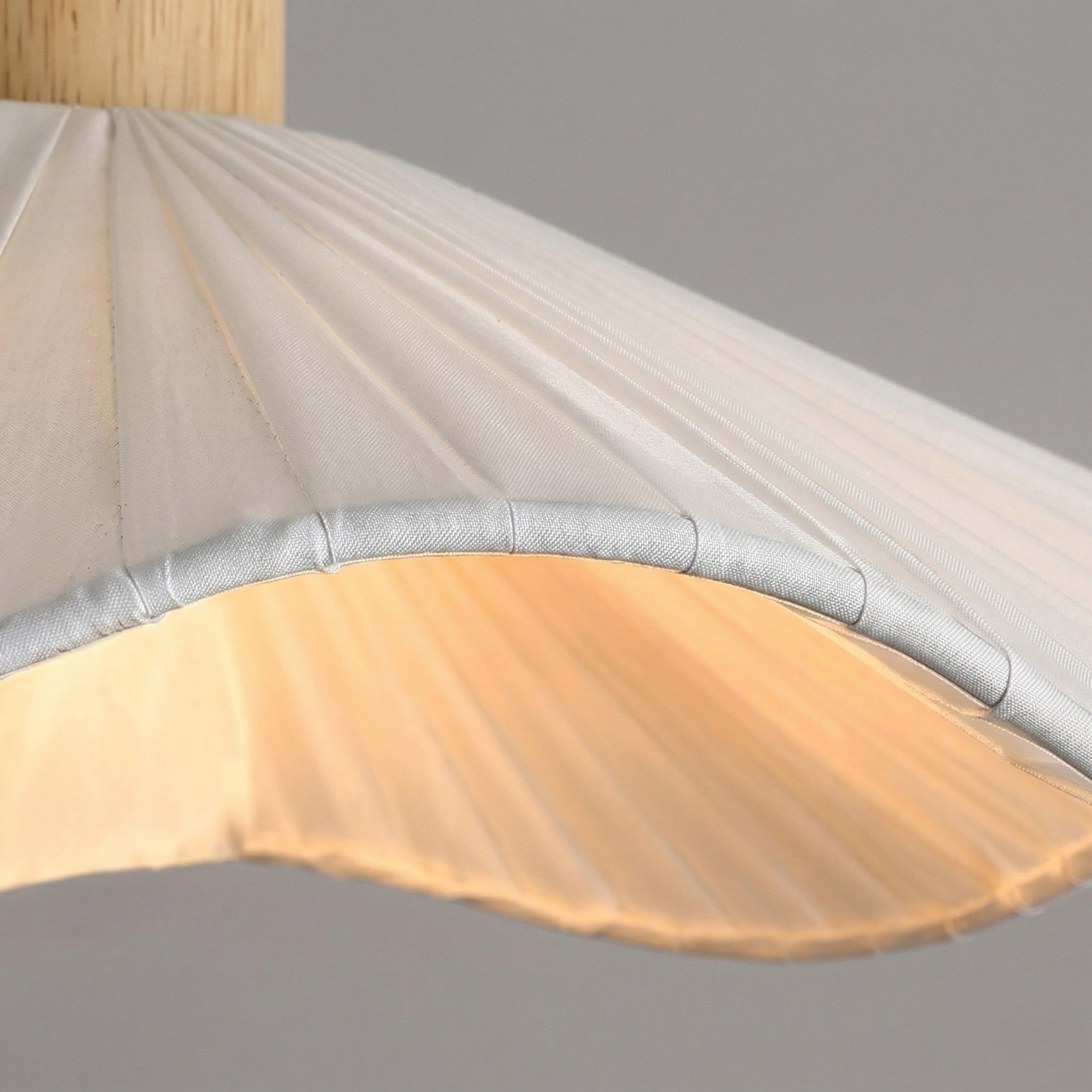 Small Pleated Fabric Ceiling Light view 4