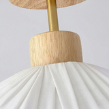 Small Pleated Fabric Ceiling Light view 6
