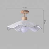 Small Pleated Fabric Ceiling Light view 8