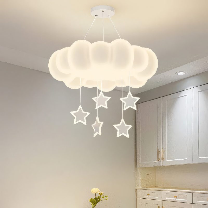 Cloud and Stars Pendant Light view 1