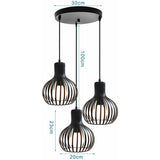 Cluster Pendant Light Cage view 3