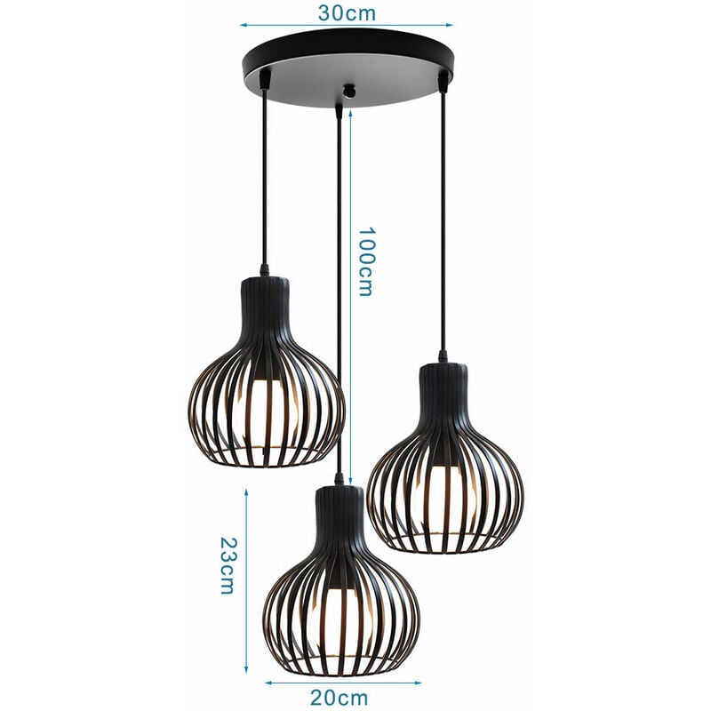 Cluster Pendant Light Cage view 3