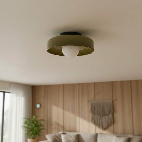Coloured Glass Ceiling Lights