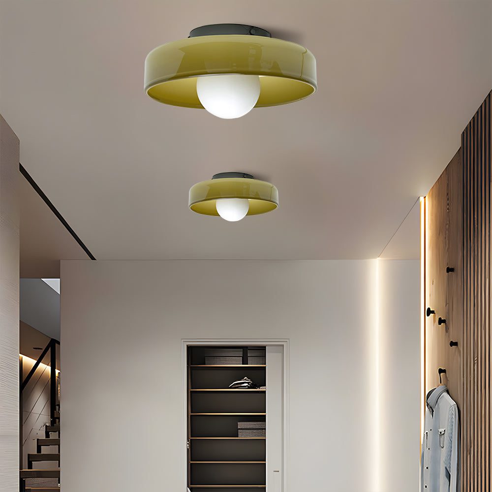 Coloured Glass Ceiling Lights view 10