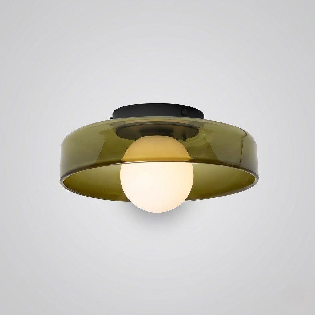 Coloured Glass Ceiling Lights view 16