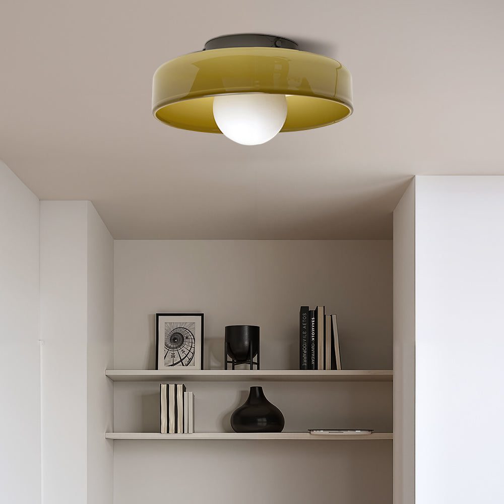 Coloured Glass Ceiling Lights view 7
