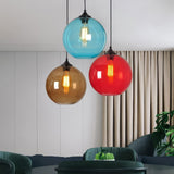 Coloured Glass Pendant Light view 10