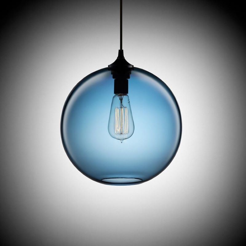 Coloured Glass Pendant Light view 3