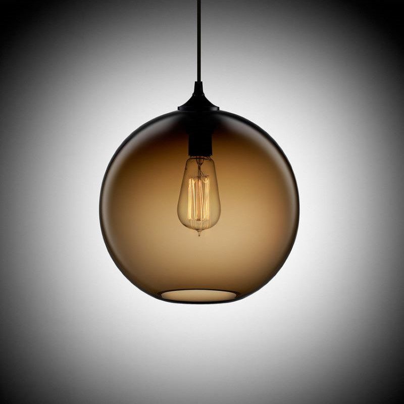 Coloured Glass Pendant Light view 5