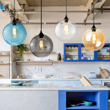 Coloured Glass Pendant Light view 7