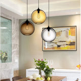 Coloured Glass Pendant Light view 9