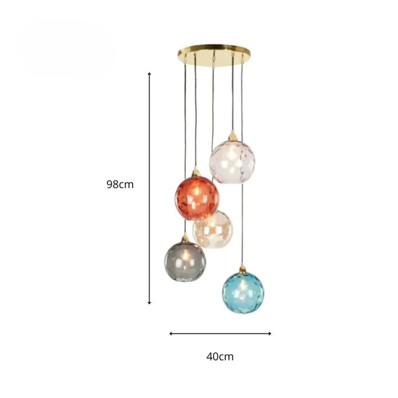 Coloured Pendant Lights view 2