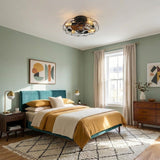 Compact Ceiling Fan with Light view 3