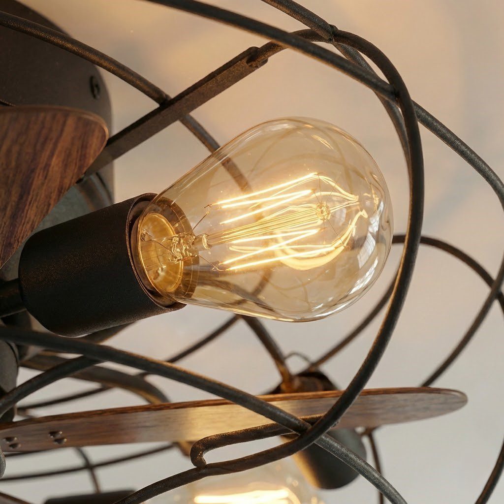 Compact Ceiling Fan with Light view 4