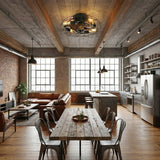 Compact Ceiling Fan with Light view 7