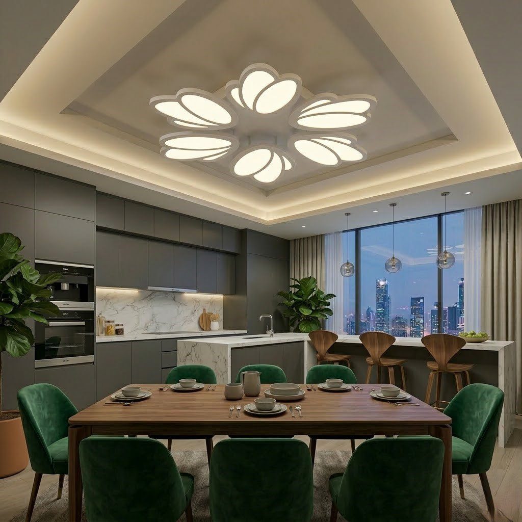 Contemporary Ceiling Light view 3