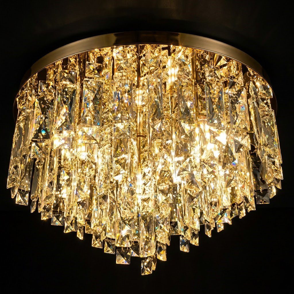 Contemporary Crystal Ceiling Lights view 7