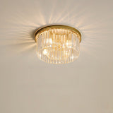 Copper Crystal Ceiling Light view 1