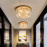 Copper Crystal Ceiling Light view 3