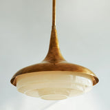 Copper Glass Pendant Light view 1