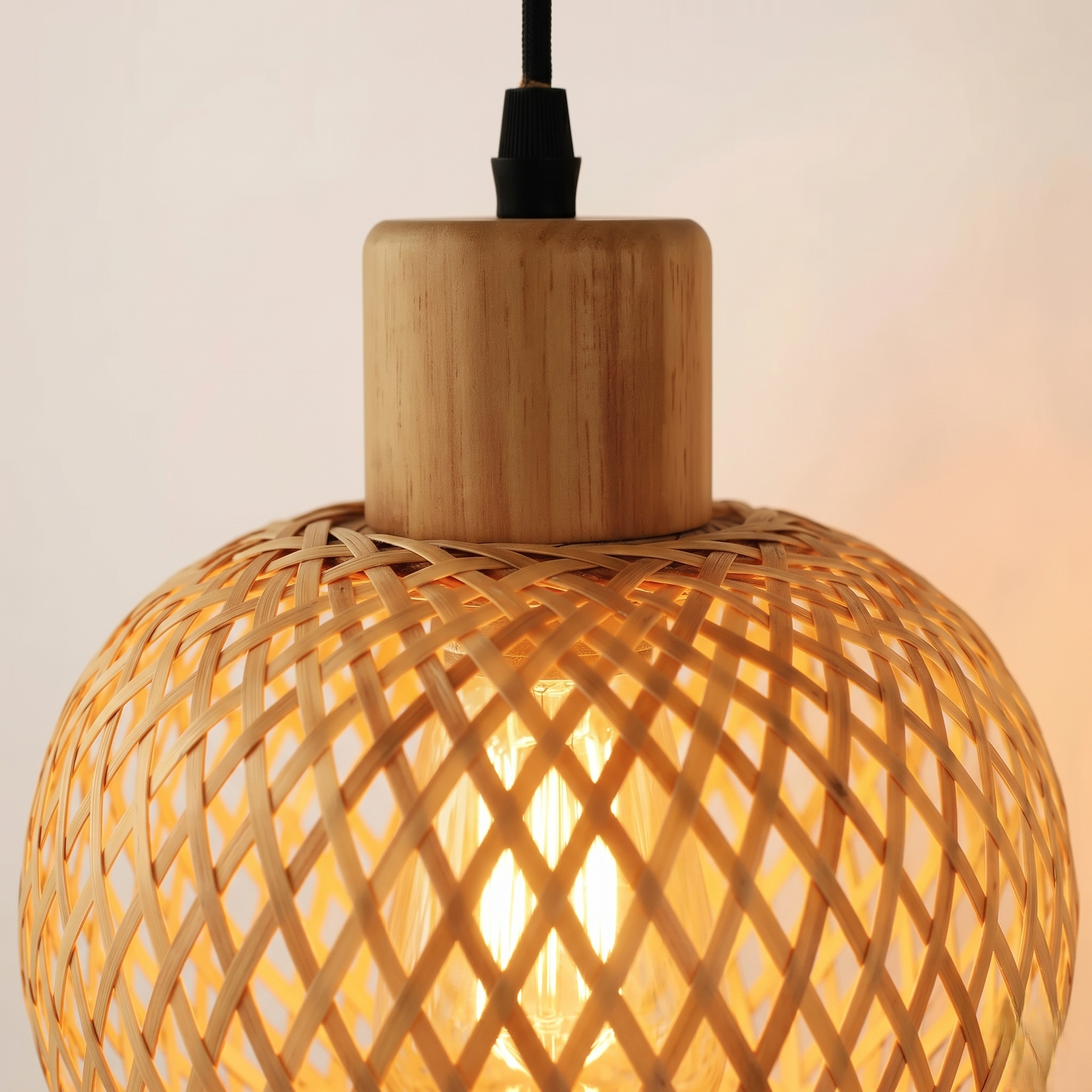 Rattan Corded Wall Light view 8