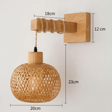 Rattan Corded Wall Light view 9