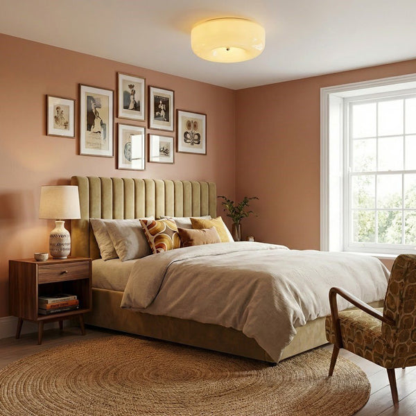 Cream Ceiling Light